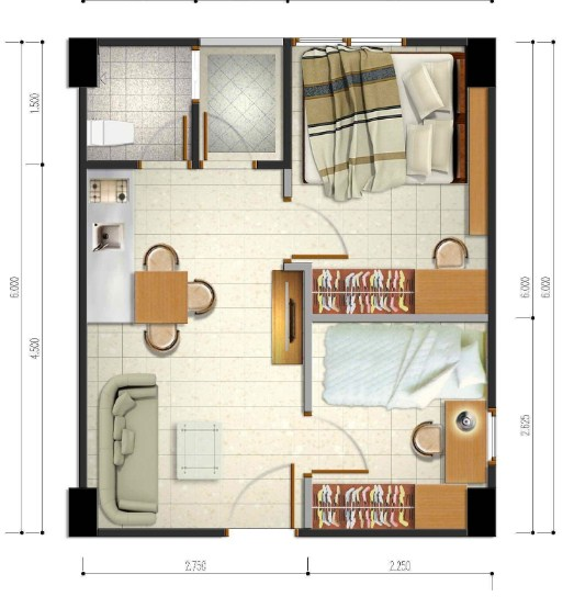 Desain Rumah 5 x 6 Terbaik