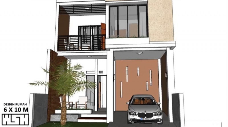 Inspirasi Desain Rumah 6 x 10