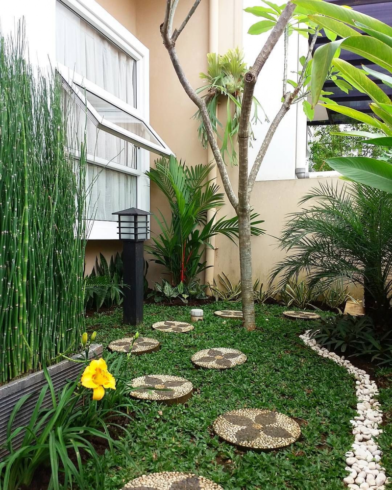 Desain taman untuk Rumah 5 x 7