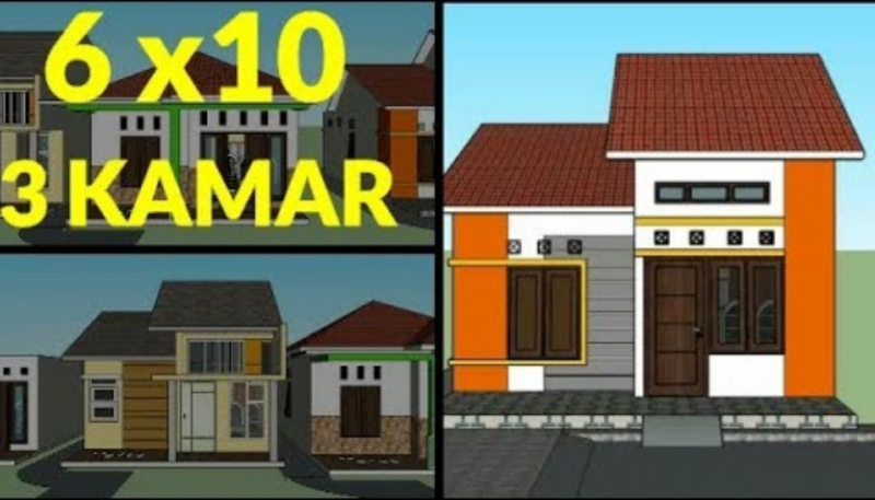 Contoh Desain Rumah 6x10