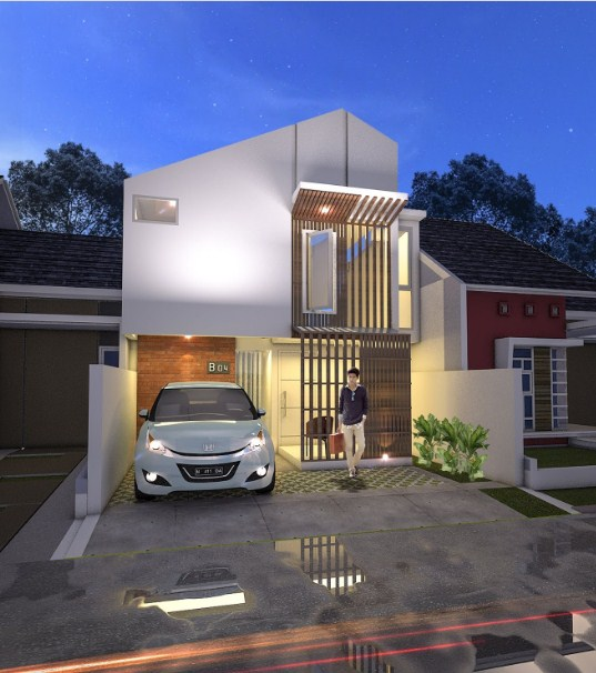 Desain Rumah 6x10 Modern