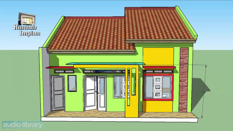 Gambar Desain Rumah 8x8