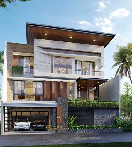 Desain Rumah Lantai Dua