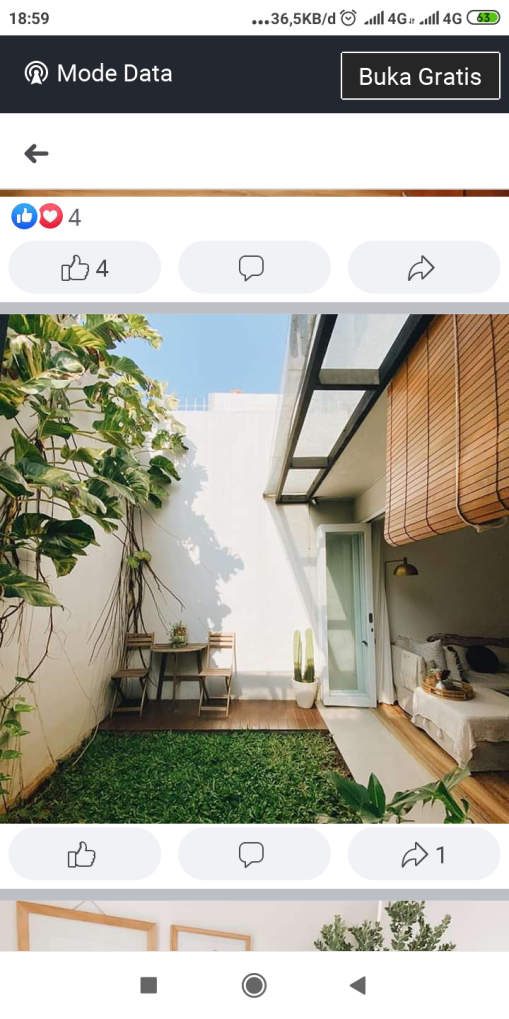 Taman Outdoor Rumah 7x9