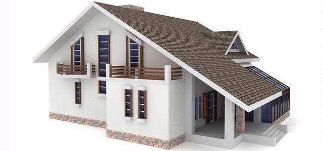 Konsep rumah atap miring kedepan