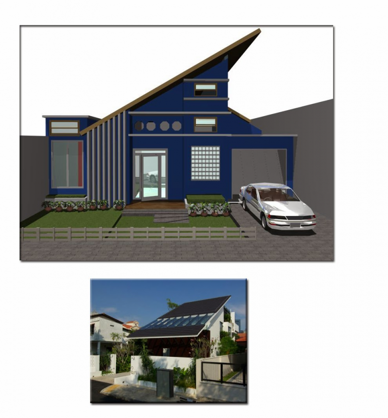 RUMAH ATAP MIRING MODERN