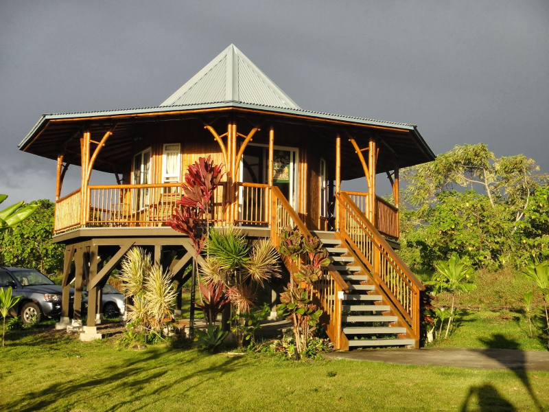 DESAIN RUMAH BAMBU JEPANG