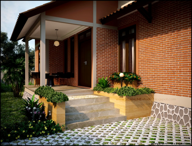 DESAIN DEPAN RUMAH ASRI MINIMALIS