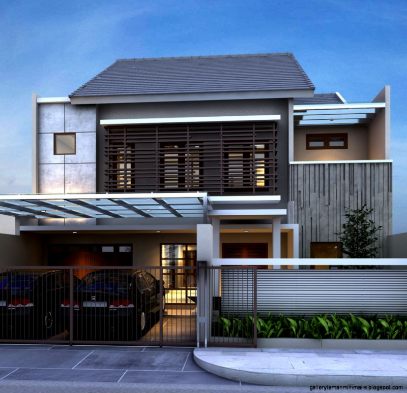 DESAIN RUMAH MINIMALIS BAGIAN DEPAN