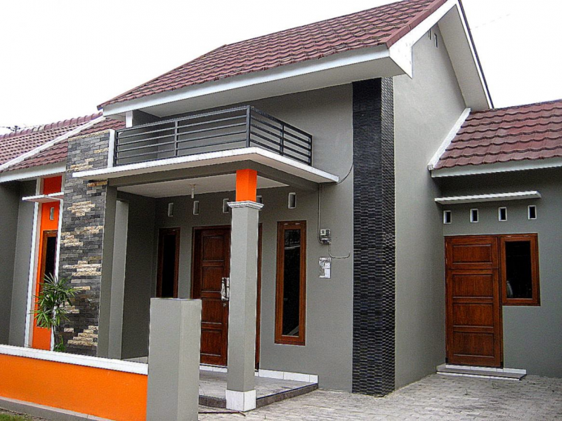 DESAIN RUMAH MINIMALIS BATU ALAM TAMPAK DEPAN
