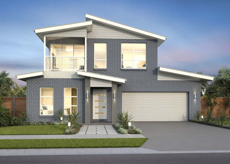 DESAIN RUMAH MINIMALIS 2 LANTAI ATAP BETON