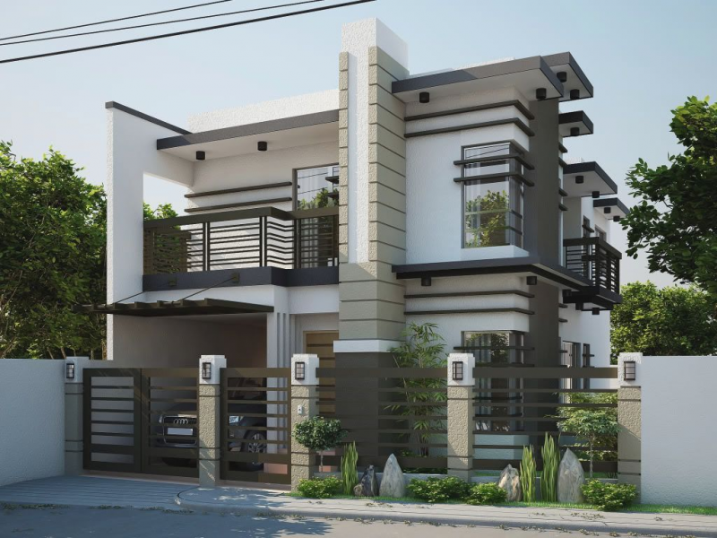DESAIN RUMAH MINIMALIS 2 LANTAI BIAYA MURAH
