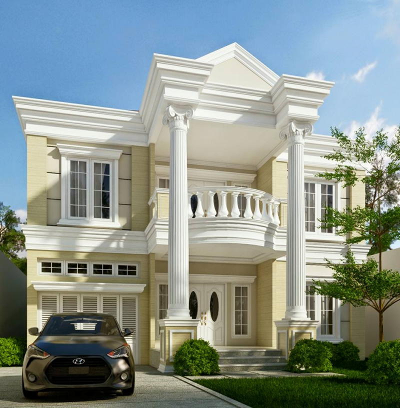 DESAIN RUMAH 2 LANTAI AUTOCAD