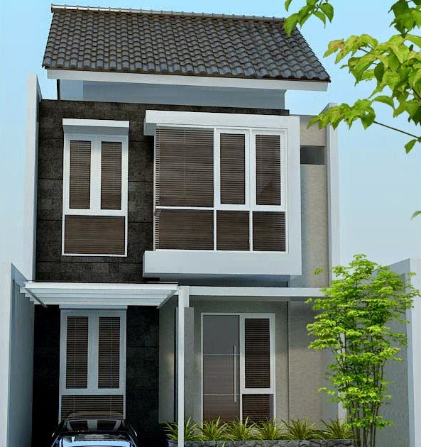 DESAIN RUMAH 2 LANTAI BIAYA MURAH