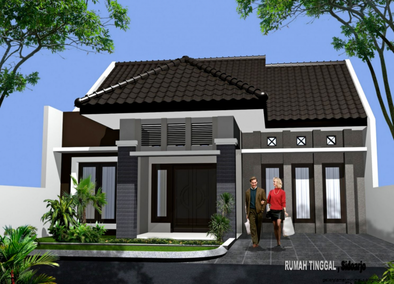 DESAIN RUMAH DUA LANTAI UKURAN 7X12