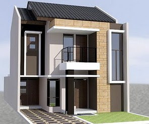Desain rumah minimalis 2 lantai tipe 36