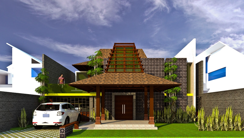 DESAIN ATAP RUMAH JOGLO LIMASAN