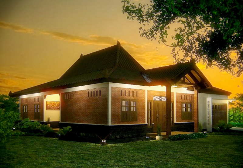 DESAIN RUMAH JOGLO DEMAK
