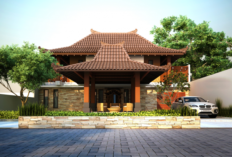 DESAIN RUMAH JOGLO MODERN