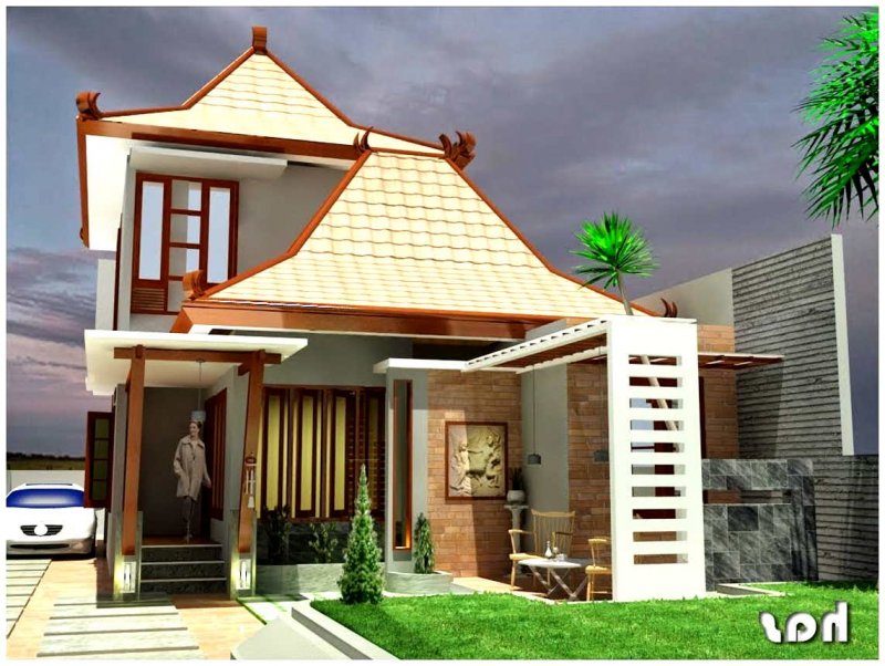 DESAIN RUMAH JOGLO SEDERHANA