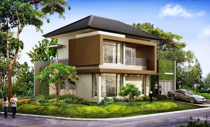 CONTOH DESAIN RUMAH IDAMAN 2 LANTAI