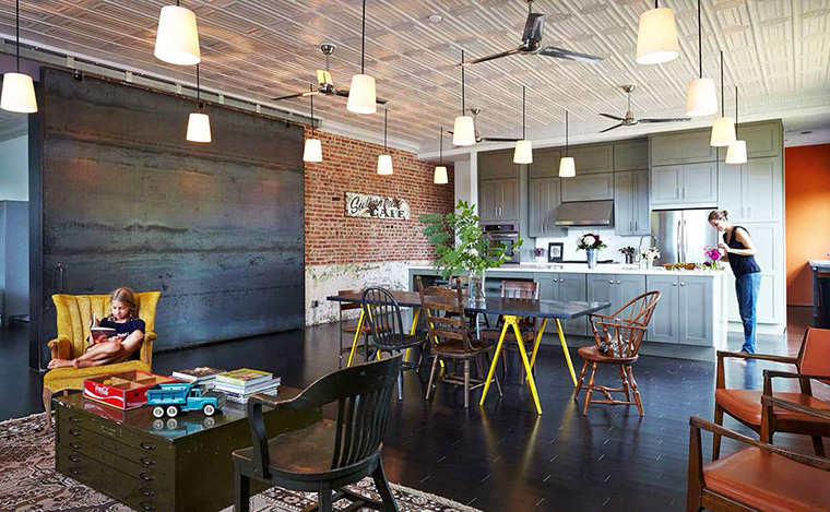 Desain Furniture rumah industrial