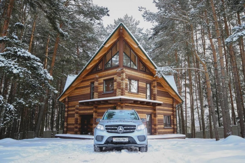 Desain rumah kayu bergaya Canada