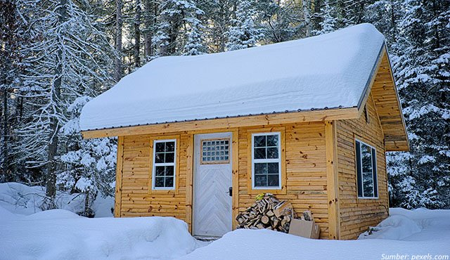 Desain Rumah kayu sederhana