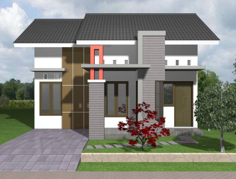 Desain Rumah Elegan Type 36