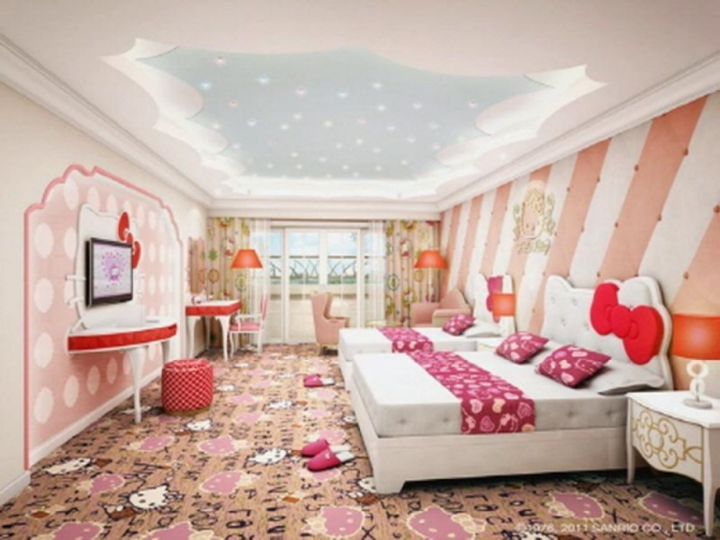 Desain Kamar Tidur Utama Hello kitty