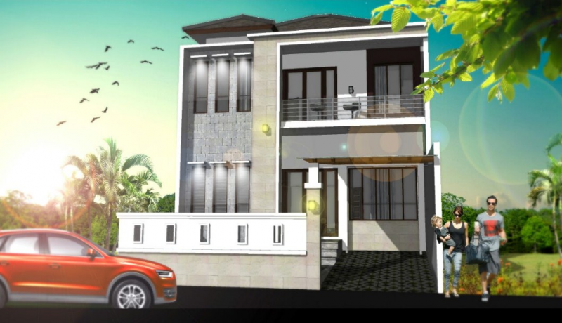 Desain Rumah 2 Lantai Minimalis Modern