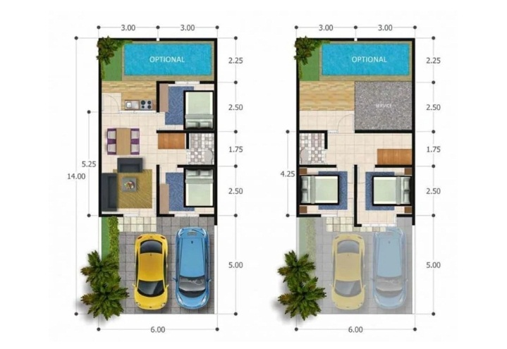 Desain Rumah 2 Lantai Sederhana Dengan Kolam Renang