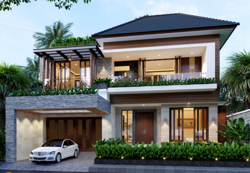 Gambar Desain Rumah 2 Lantai