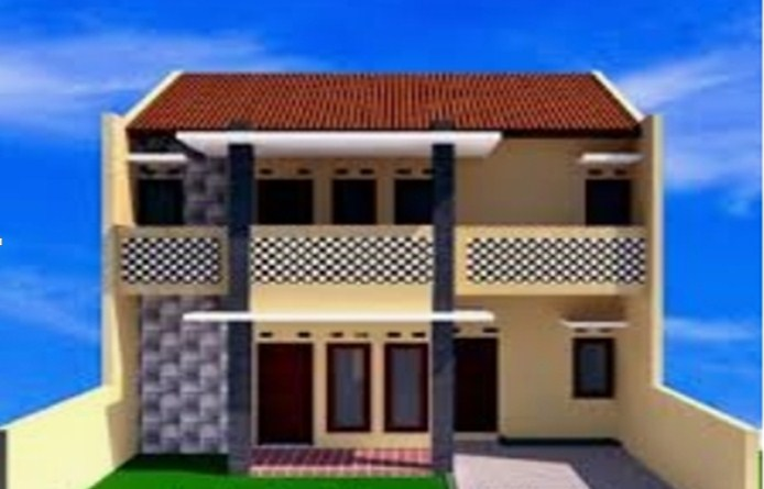 Rumah 2 lantai dengan luas bangunan 150 meter persegi