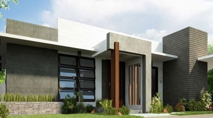 5. Desain Rumah Minimalis Dengan Padu Padan Material yang Tepat