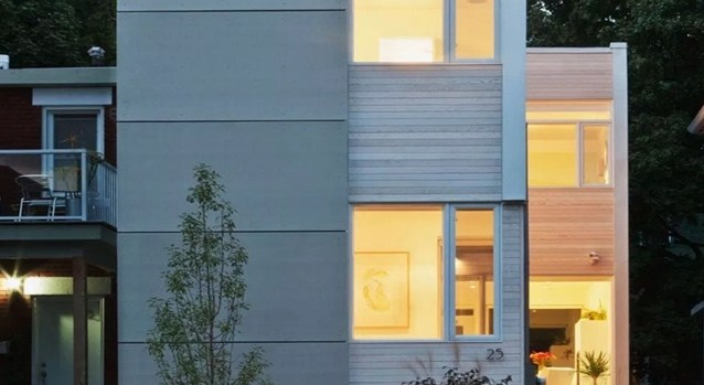 Rumah 2 Lantai mungil Minimalis Terbuka