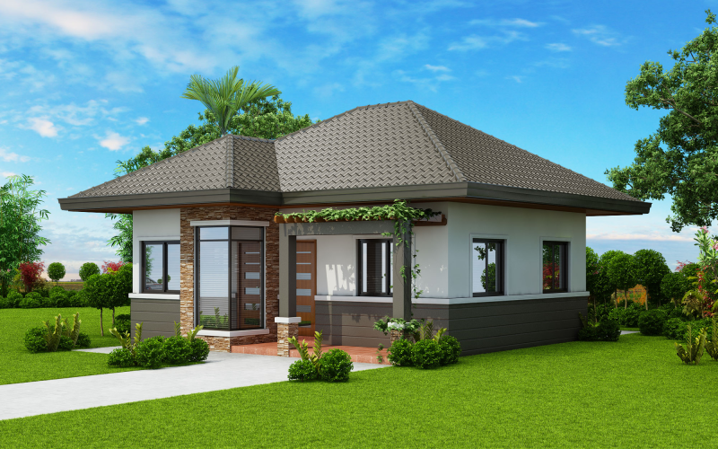 Contoh Desain Rumah 2 Lantai di Lahan Sempit
