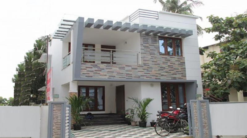 Desain Rumah 2 Lantai di Lahan Sempit Modern Minimalis