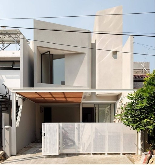 Desain Rumah dengan Adaptasi Bentuk Unik