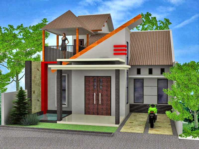 Desain Rumah 2 Lantai Sederhana Alami
