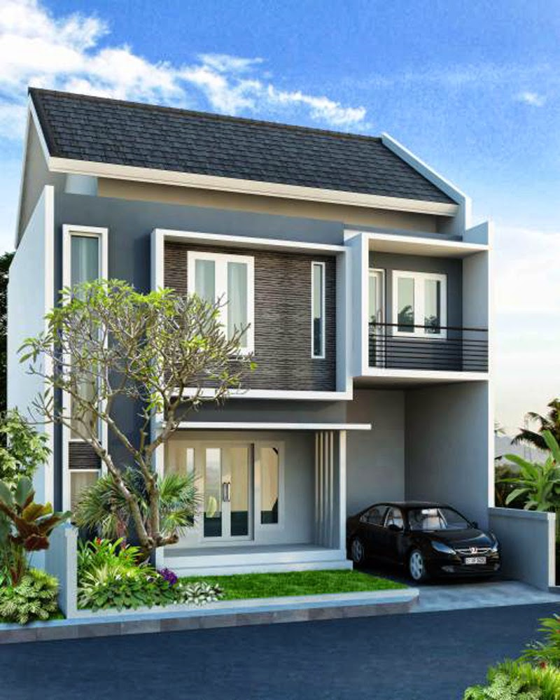 Desain Rumah 2 Lantai Sederhana Modern