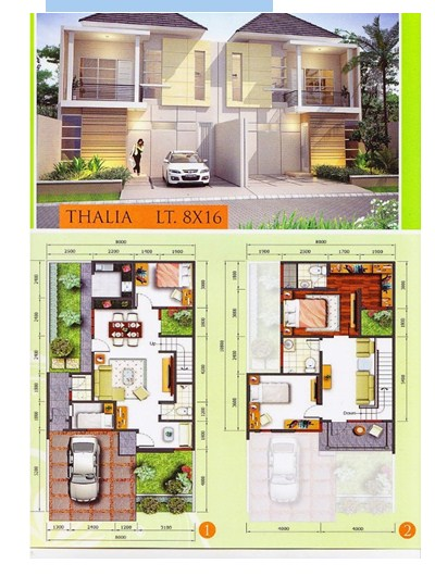 Desain Rumah 100 Meter 2 Lantai