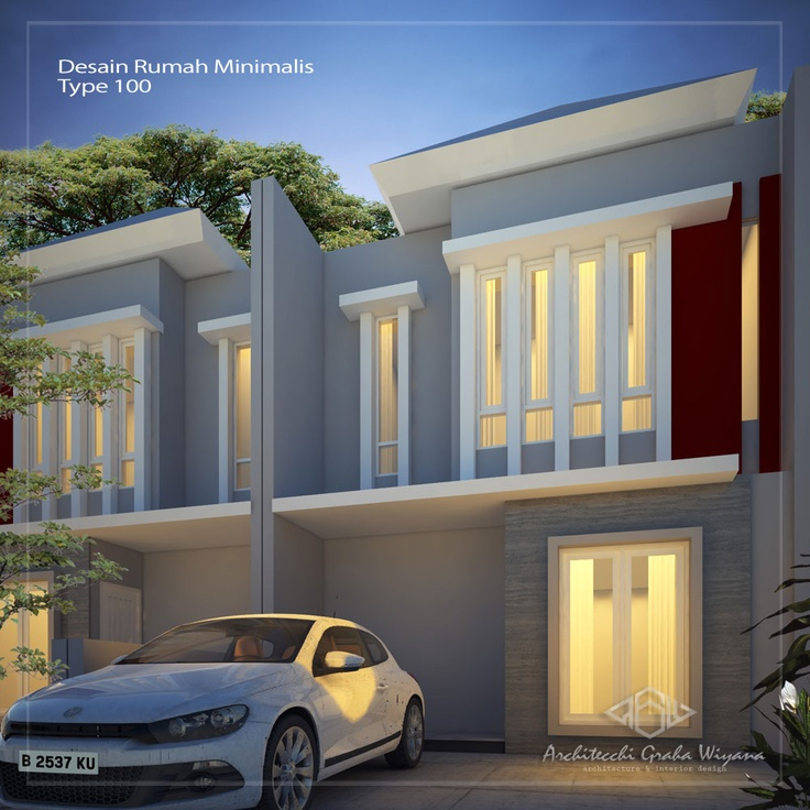 Desain Rumah 100 Meter Minimalis Terbaru