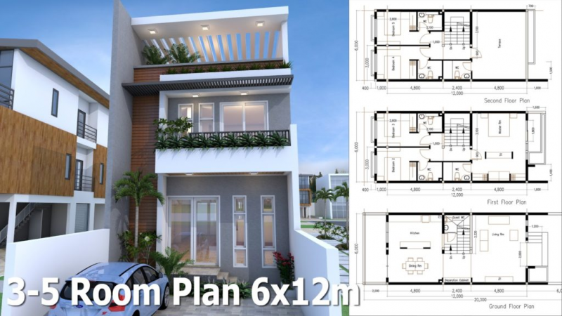 Desain Rumah 3 Lantai Minimalis Terbaru