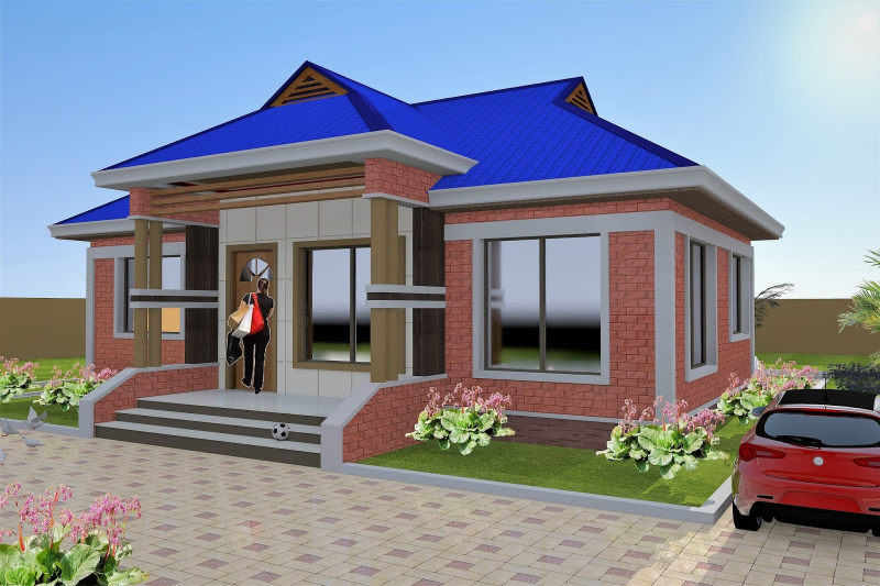 Desain Rumah 3 Kamar Tidur Sederhana Minimalis Terbaru