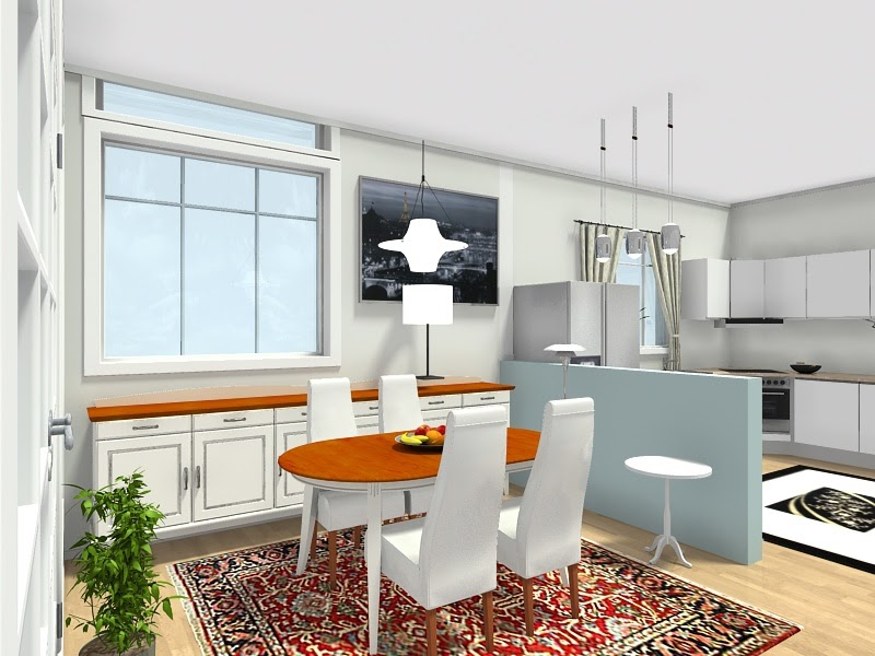 Desain Rumah 3d dg dapur terbuka