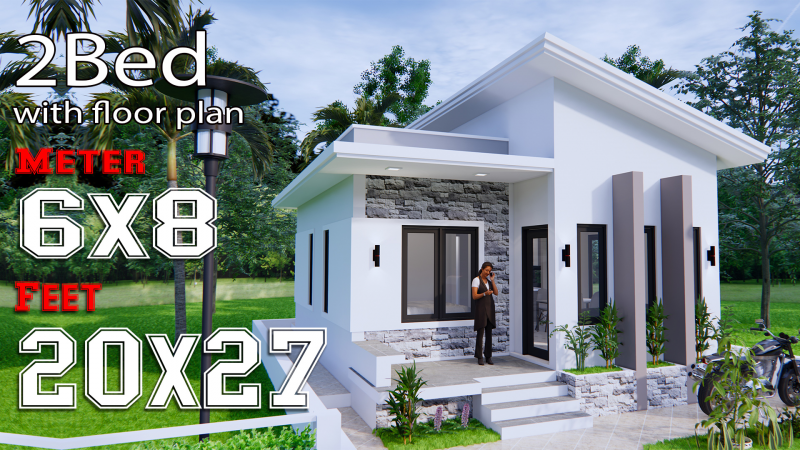 Desain Rumah 4x8 Konsep Natural