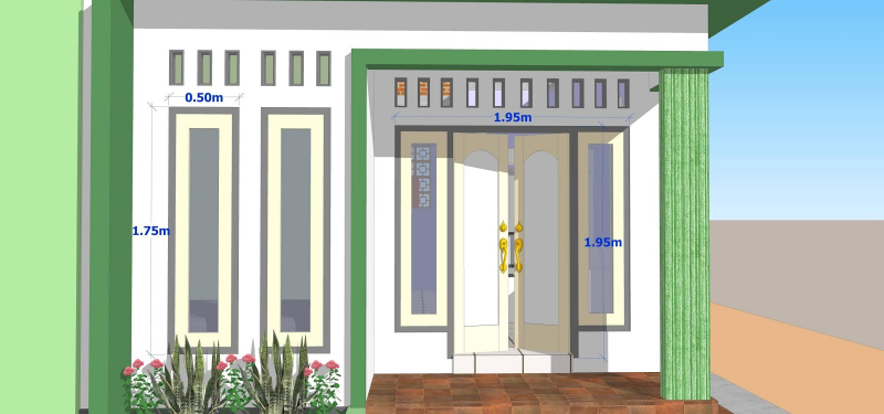 Desain Rumah 5x7 Mewah