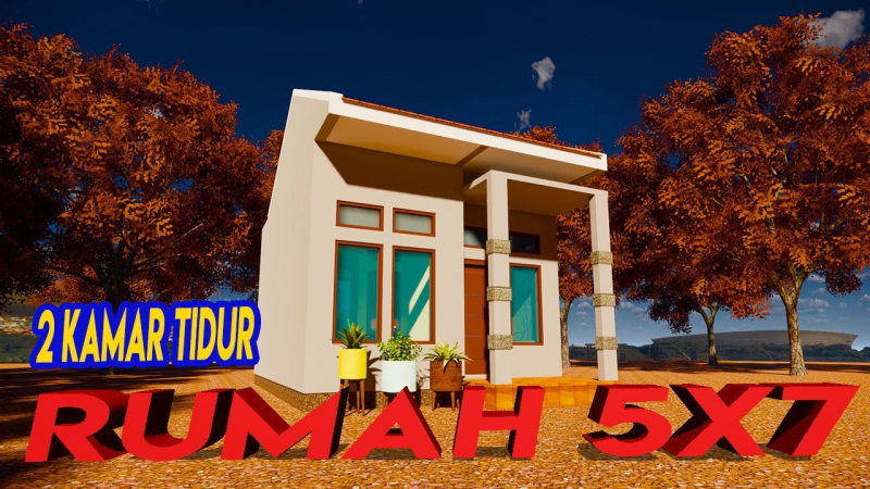 Desain Rumah 5x7 Renovasi