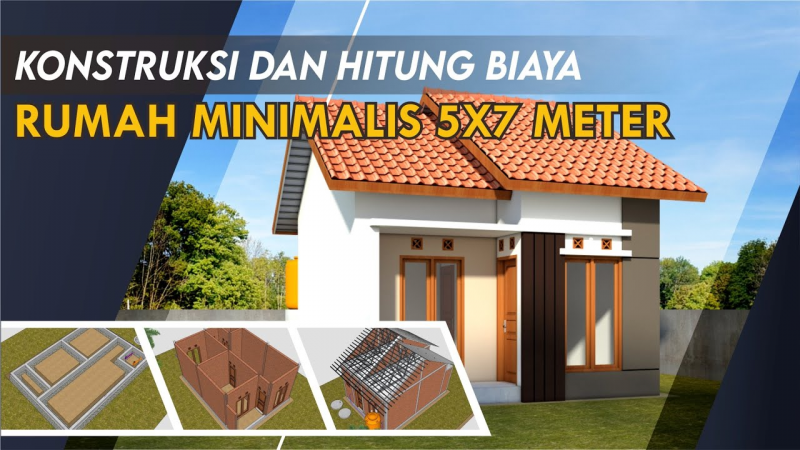 Desain Rumah 5x7 Sederhana